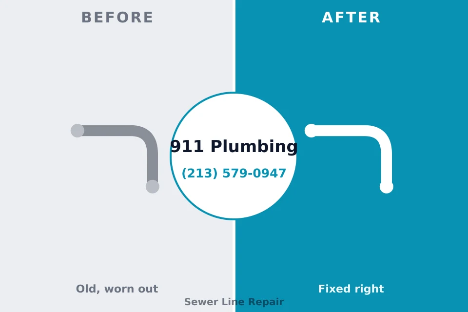 Before and after: plumbing company South Run, VA